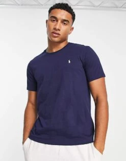 Polo Ralph Lauren Lounge T-shirt In Navy With Logo For Men