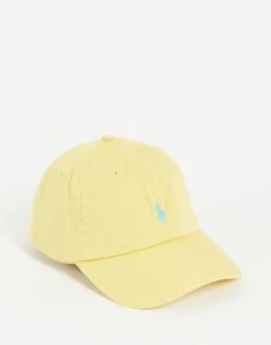 Polo Ralph Lauren Cap In Yellow With Logo For Men