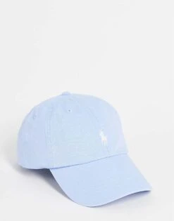 Polo Ralph Lauren Cap In Light Blue With Pony Logo For Men