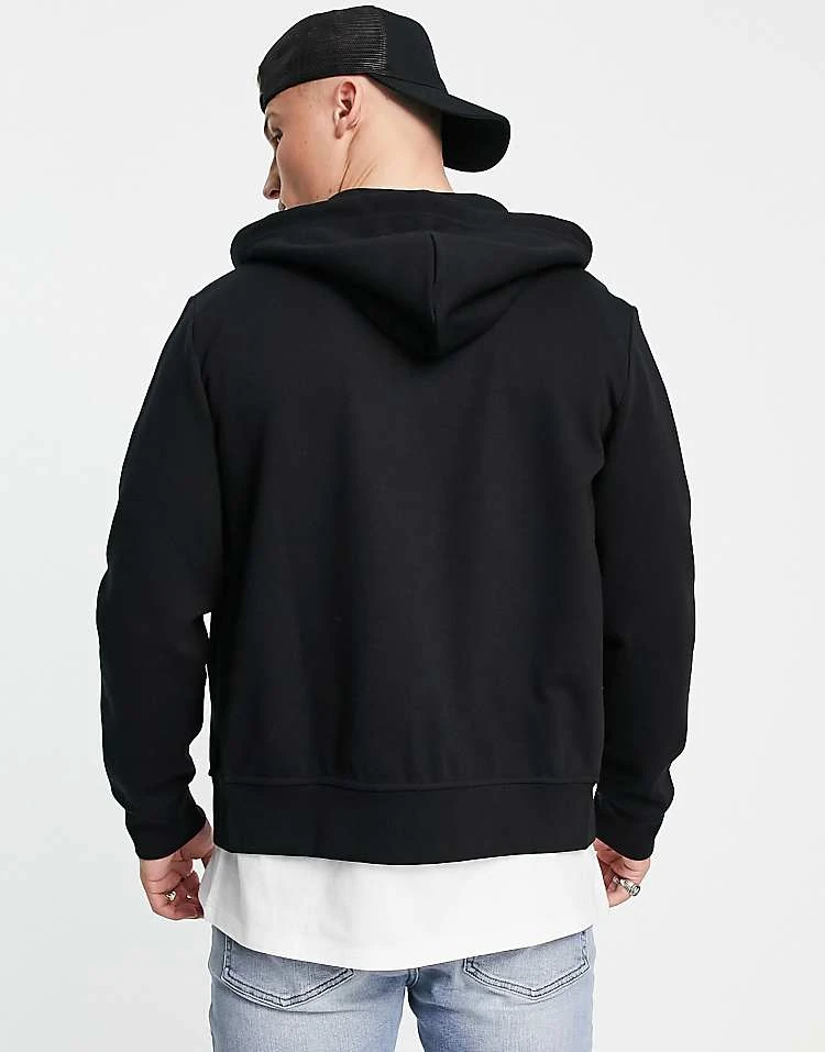 Polo Ralph Lauren Player Logo Full Zip Hoodie In Black For Men Polo Black - Image 3