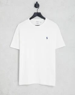 Polo Ralph Lauren Oversized Heavyweight T-shirt In White With Pony Logo For Men