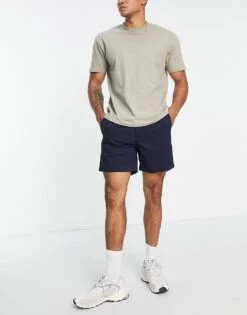 Polo Ralph Lauren Classic Fit Prepster Chino Shorts In Navy With Pony Logo For Men