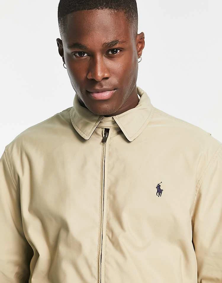 Polo Ralph Lauren Harrington Jacket In Beige For Men - Image 4