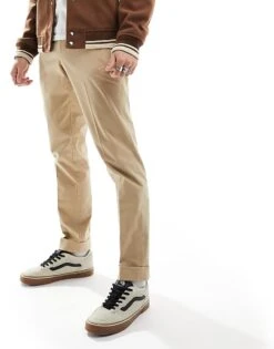Polo Ralph Lauren Chester Tailored Cotton Stretch Chino Trousers In Tan For Men