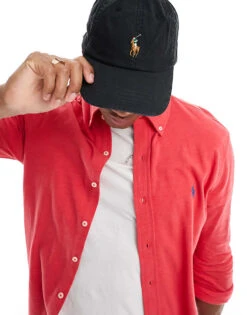 Polo Ralph Lauren Cap With Logo In Black For Men