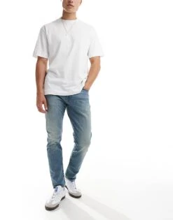 Polo Ralph Lauren Parkside Straight Leg Jeans In Light Wash For Men