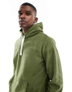 Polo Ralph Lauren Lounge Hoodie With Hem Logo In Green For Men Garden Trail