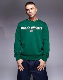 Polo Ralph Lauren Sport Capsule Sweatshirt In Green For Men