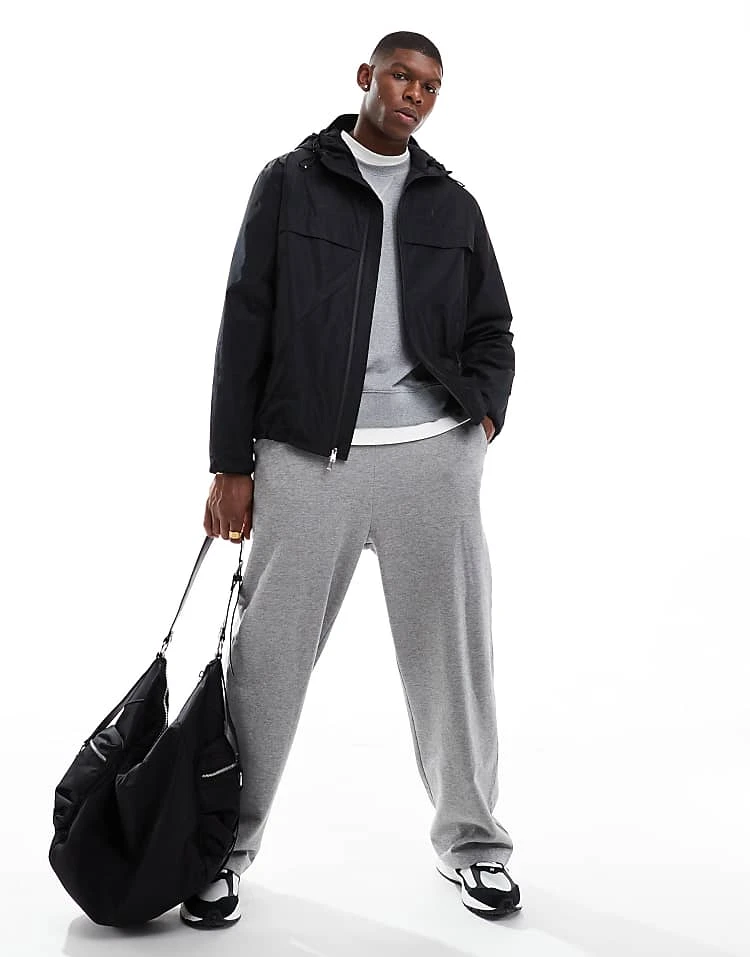 Polo Ralph Lauren Icon Logo Lined Hooded Windbreaker Jacket In Black For Men - Image 5