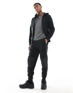 Polo Ralph Lauren Hybrid Fleece Joggers In Black CO-ORD For Men