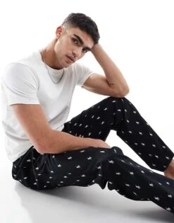 Polo Ralph Lauren Lounge Joggers In Black For Men Polo Black Aopp