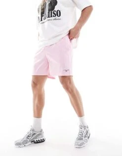 Polo Ralph Lauren Sport Capsule Travler Small Logo Swim Shorts In Pink For Men