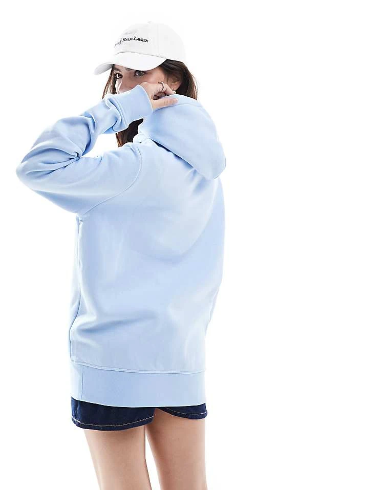 Polo Ralph Lauren Sport Capsule Unisex Large Flag Chest Logo Hoodie In Light Blue For Unisex - Image 3