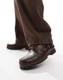 Polo Ralph Lauren Ranger Deck Boat Shoe In Brown For Men Dk Brown